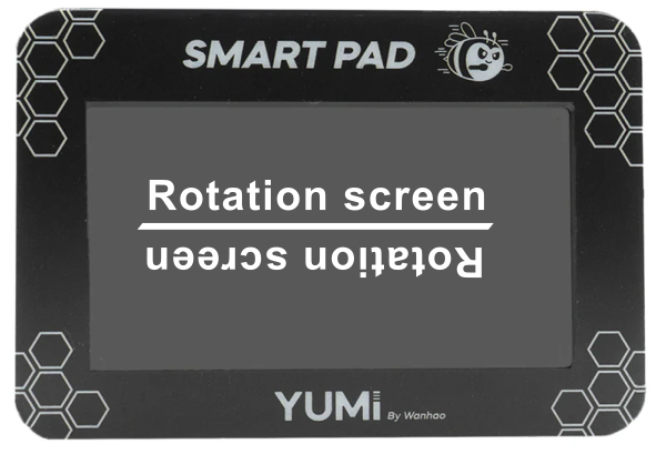 Smartpad rotation screen