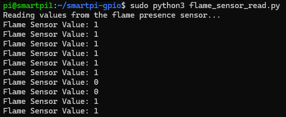 Smart Pi One - Flame Presence Sensor