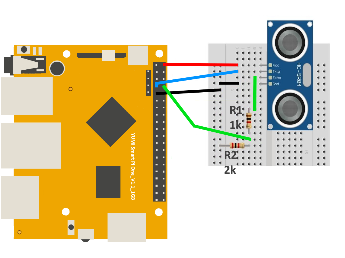 Ultrasonic Sensor Wiring Diagram