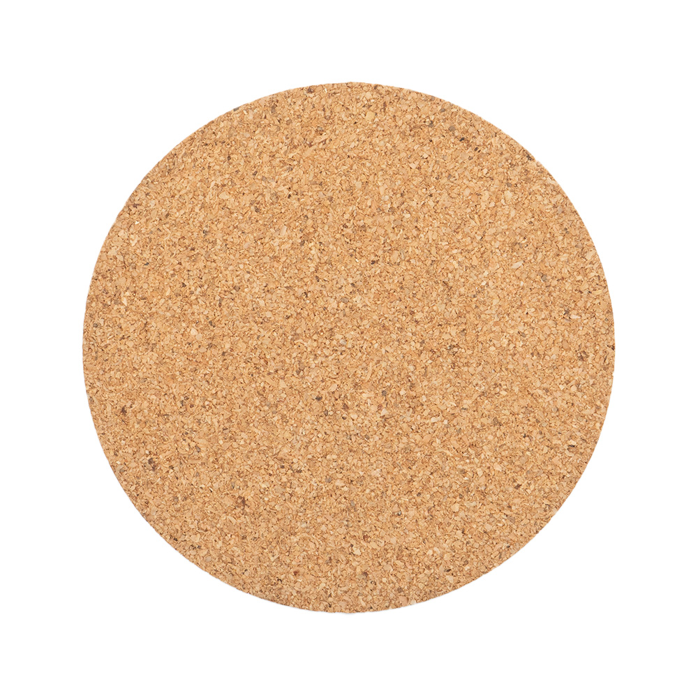 Blank cork coaster before engraving