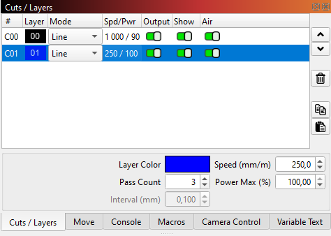 LightBurn Device Added